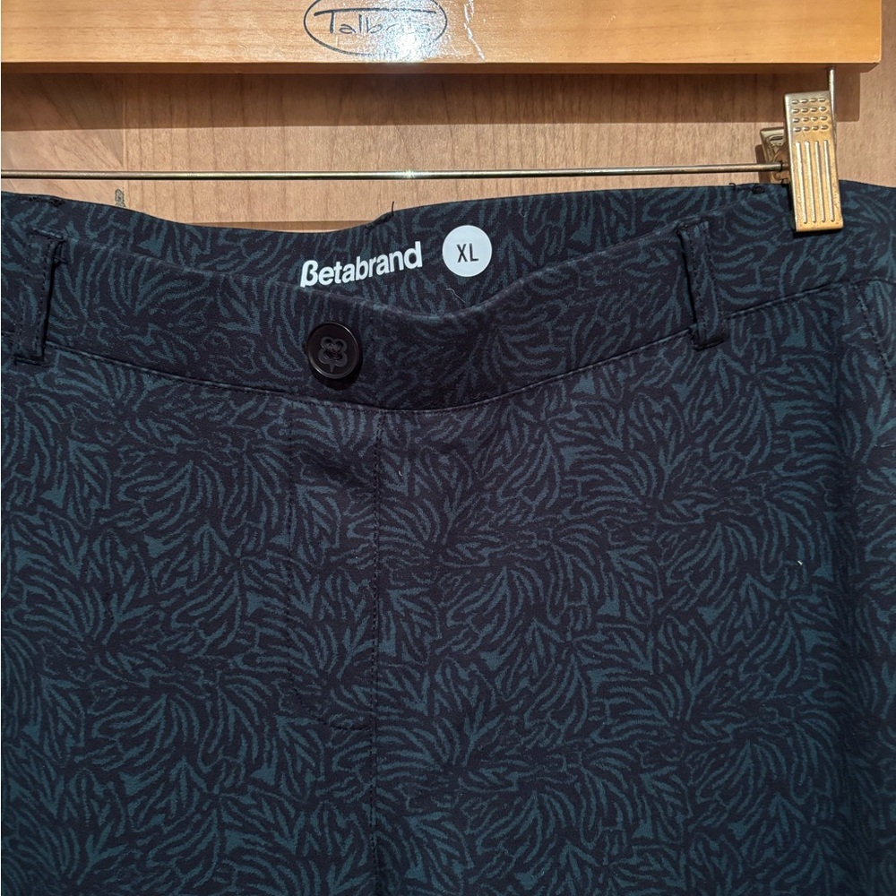 Betabrand Dark Patterned Men's Chinos